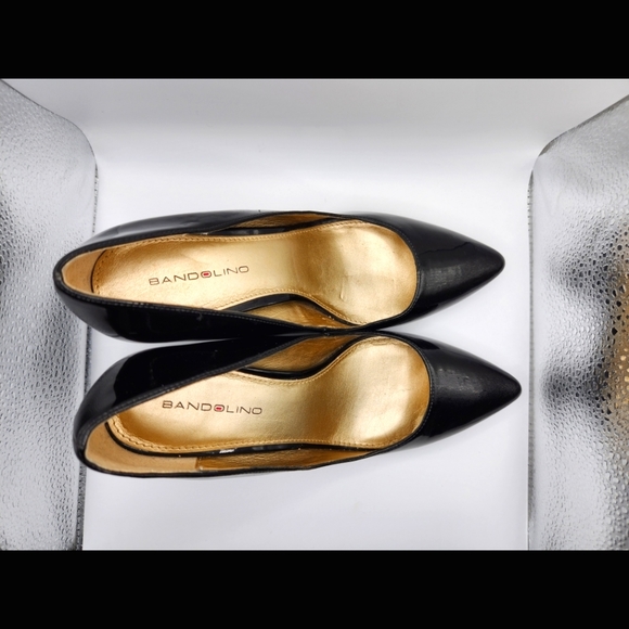 Bandolino Black Pointed Toe Spike Heels 6.5 - Picture 5 of 6